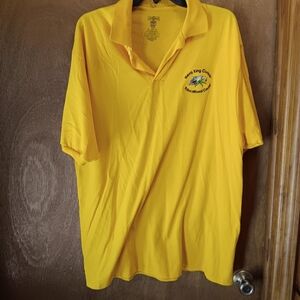 Jerzees Gold Polo with Embroidered Chest Logo